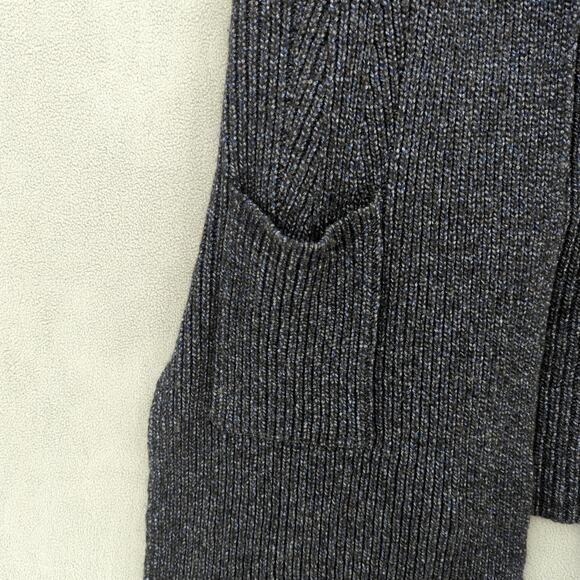 Per Se by Carlisle Sweater Womens XL Blue Wool Knit Cardigan Vest Layering - Picture 5 of 7